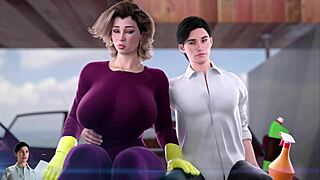 Apocalypse 1.39 - a cartoon porn video with POV and tits worship