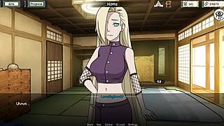 3D animated Naruto hentai with trainer Dinaki, 70 events