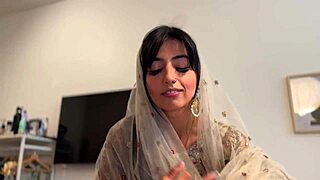 Big black cock fucking hot Muslim influencer on Eid