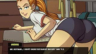 Lazy tarts get witch hunted in hot gym workout