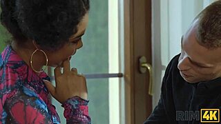 A black beauty gets her ass licked and fucked in a rimming scene