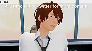Femboy pleasure with the help of the school dean