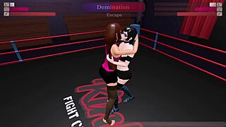 Nagini vs Julia in a kinky fighting competition