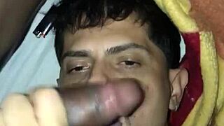 Ameican jock gets creampied in gloryhole action with amateur