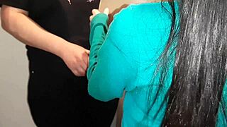 Hot sex with courier girl for big tits lovers