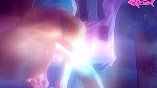 My stepsister prefers my big dick to anime porn