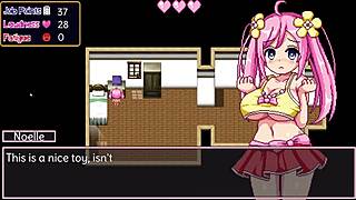Noelle's hot gameplay in part 3 of the pixel art game