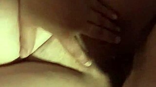 A shaved and hairless Latina couple enjoys a wet and wild missionary position