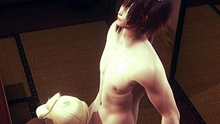 Japanese and Asian girls in uncensored Shingeki no Kyojin hentai