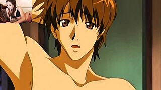Young women have rough sex with three different men in a single night in this uncensored hentai