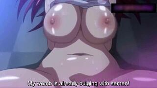 Tiny boobed anime girl deepthroats big cock in front of virgin gamer boy