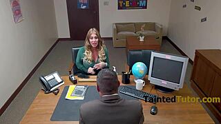Stepmom goes wild for principal, gets naughty on camera