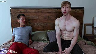 Gayanal action with bodybuilder and jock studs