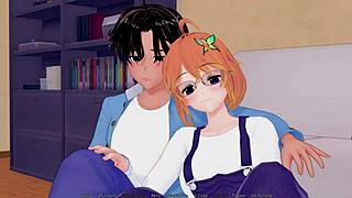 Hentai game with big tits and a monster cock