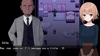 Meg's first time as a new wife in an animated porn video