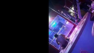 Dancing and sucking in a night club in Ecuador