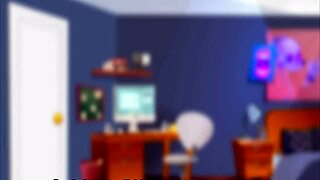 Shy girl explores her sexuality in 3D animated porn