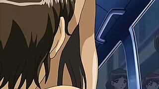 Uncensored hentai featuring old and young MILF tits and ass