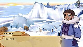 Cartoon porn with bisexuality and lesbian sex in the world of Avatar: The Last Airbender