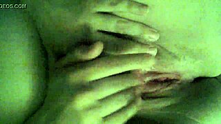 Shaved pussy girlfriend fingering and teasing her clit