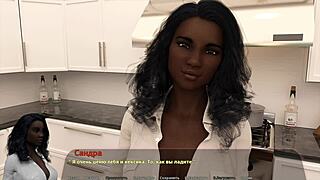 3D cartoon video game with 18-19 year old characters and big boobs and dicks