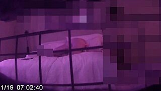 Stepmother's big tits and hidden camera lead to multiple orgasms