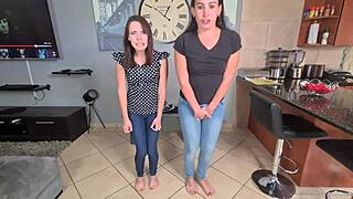 Two girls who like to pee, two friends in kinky action