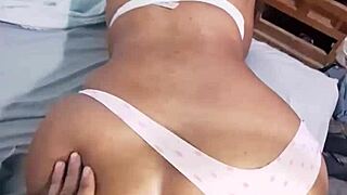 Hot 19-year-old Colombian escort enjoys rough anal sex with no protection
