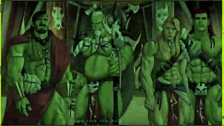Asian gay orgy with belly inflation kink in Bara style