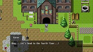 Horny adventurer Karen's intense journey to break a curse