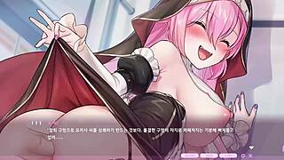 The princess of the Kaiju, Pozzi Q in anime and hentai games