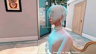 Gay crossdressing action with a vampire prince
