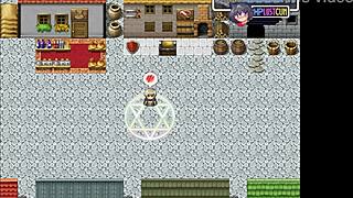 Sensual bondage and erotic games with an anime heroine in a magical forest