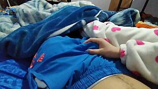 Perfect body and big cock lover gets an orgasm