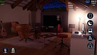 3D animated video of a friend’s girlfriend in a photo hunt game