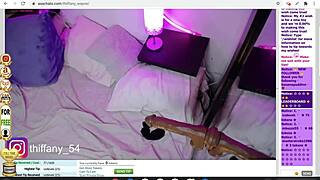 I have a big ass and I am wearing fishnets while I masturbate