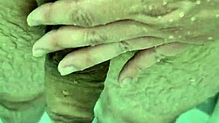 Young bisexual guy’s solo shower scene with plenty of wet cock action