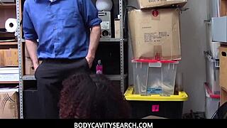 Black teen Nia Nixon sucks and fucks officers in office