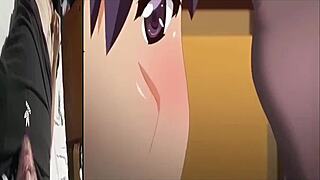 A curvaceous brunette in an animated hentai gets some assfucking action from her lover