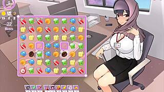 Steamy 3D hentai game with teasing boss and tits