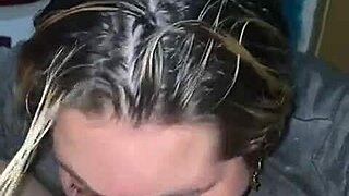 Big tits and ass get covered in cum in a wild anal scene