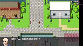Animated hentai with a beautiful woman taking a bath in Warrior Roy’s Wedding 02
