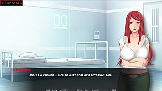 3D Sarada training with mature ladies Konan and Kushina