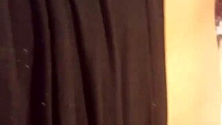 Straight young transgender person having bareback sex with a creampie