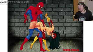 A forbidden realm of anime sex with Spider-Verse characters gone wrong