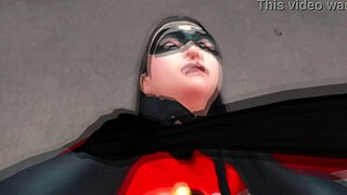 The Incredibles in a hot scene from The Sims 4