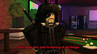 Old cheating Roblox slut gets fucked at nightclub