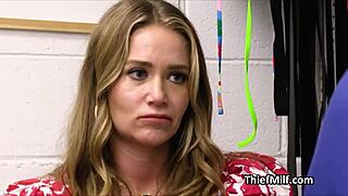 Amateur MILF gets naughty with police officers