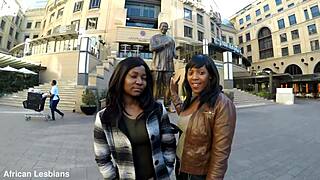 Outdoor fun with an African lesbian couple’s passionate moments and orgasmic experiences