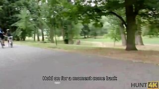 Young Czech couple's outdoor sex adventures with amateurs